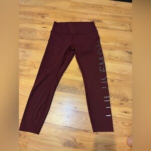 Lululemon Wunder Under high-rise tight leggings lunar new year garnet 10 W5CNWS